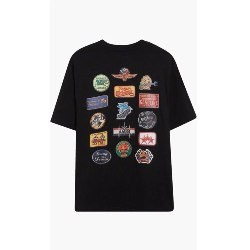 Amiri Station Patch Graphic Black T-Shirt Men Size Xs Authentic Receipt included - Picture 4 of 14